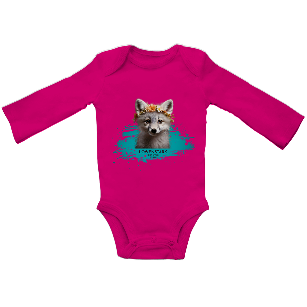 Wild & Wundervoll - Polarfuchs - Baby Body Langarm
