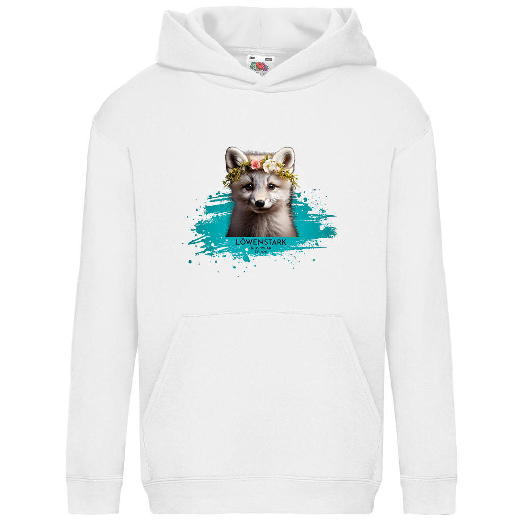 Wild & Wundervoll - Polarfuchs - Kids Hoodie