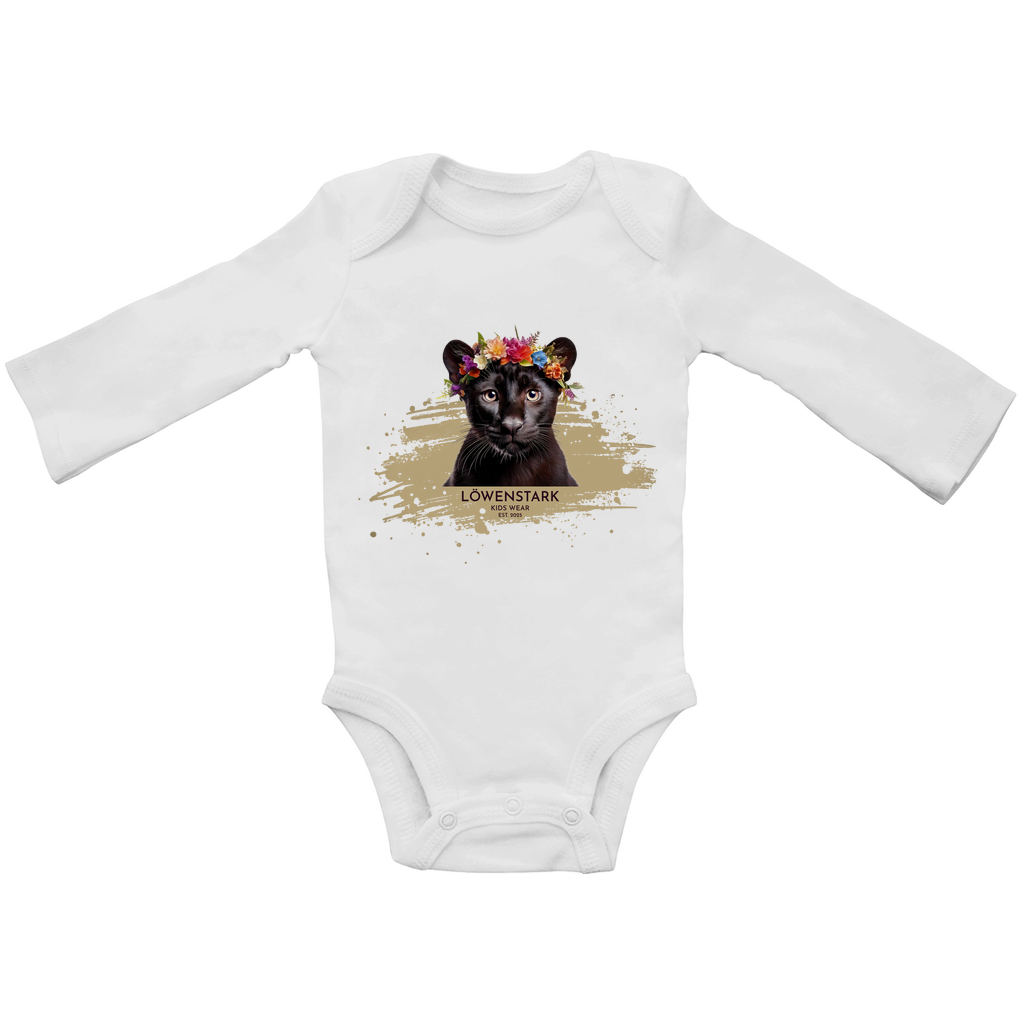 Wild & Wundervoll - Panther - Baby Body Langarm