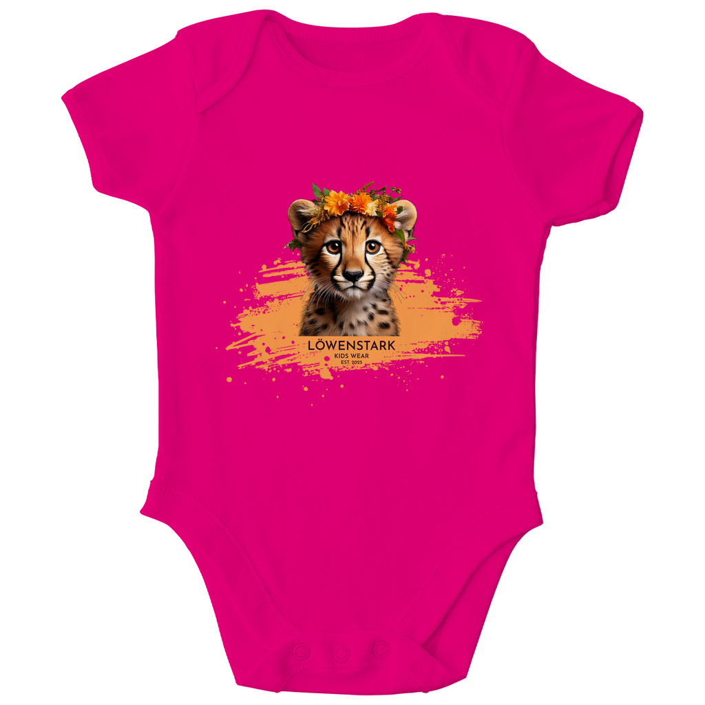 Wild & Wundervoll - Gepard - Baby Body Kurzarm