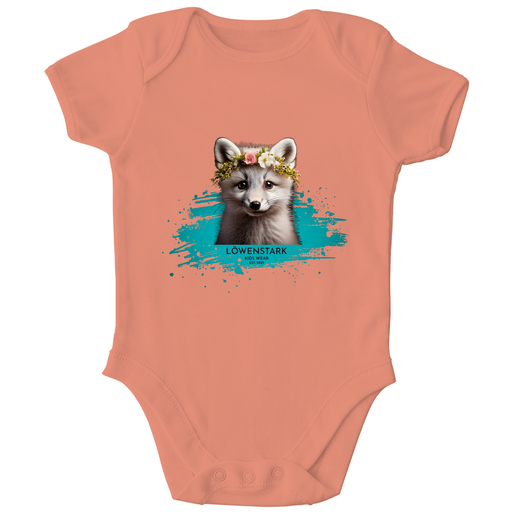 Wild & Wundervoll - Polarfuchs - Baby Body Kurzarm