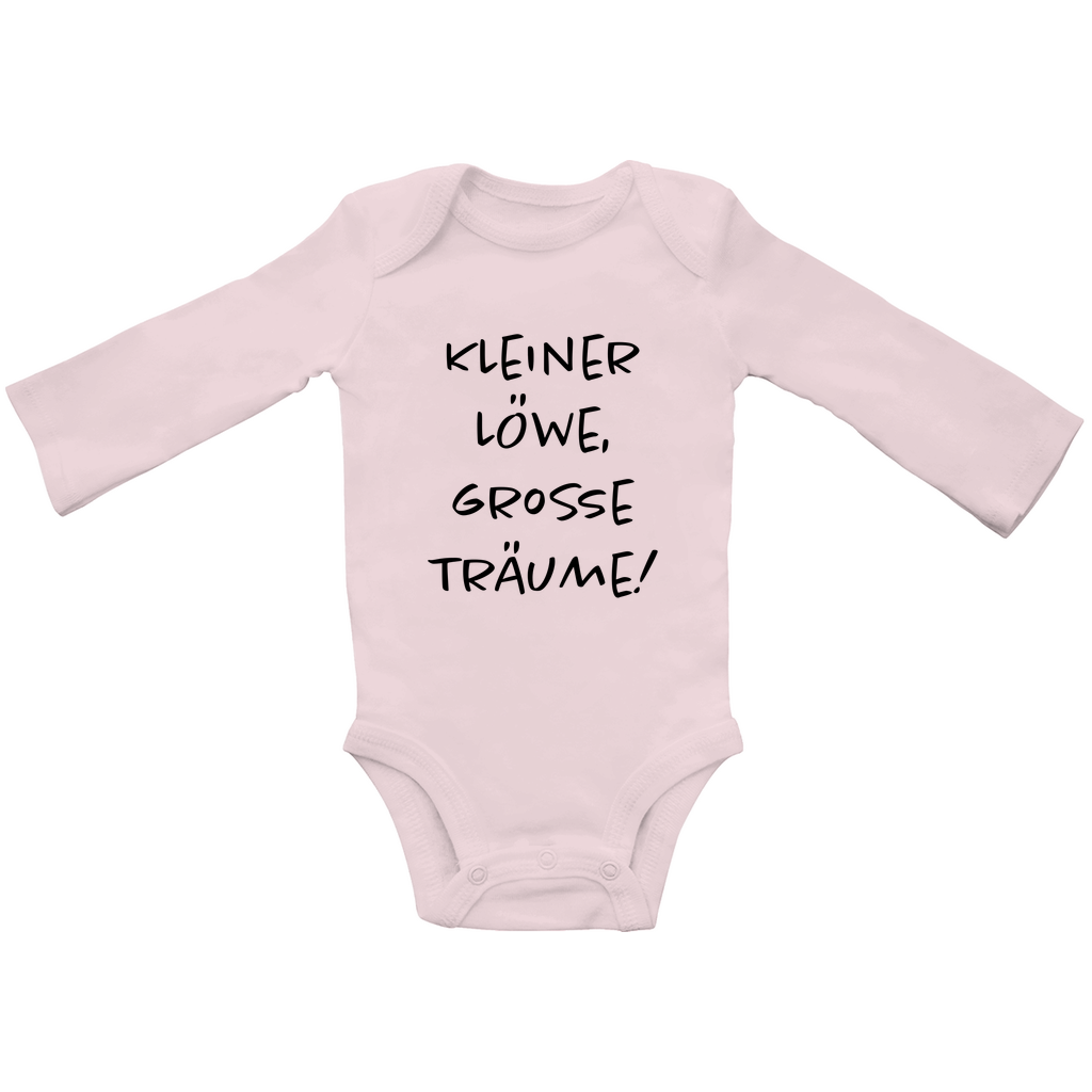 Baby Body Langarm "Kleiner Löwe, große Träume!"