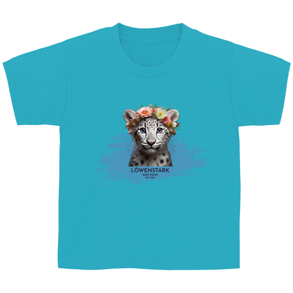 Wild & Wundervoll - Schneeleopard - Kids T-Shirt