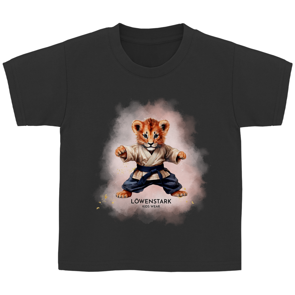 Starke Tatzen - Aikido Löwe - Kids Shirt