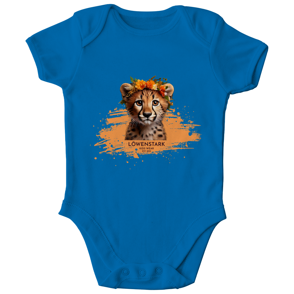 Wild & Wundervoll - Gepard - Baby Body Kurzarm