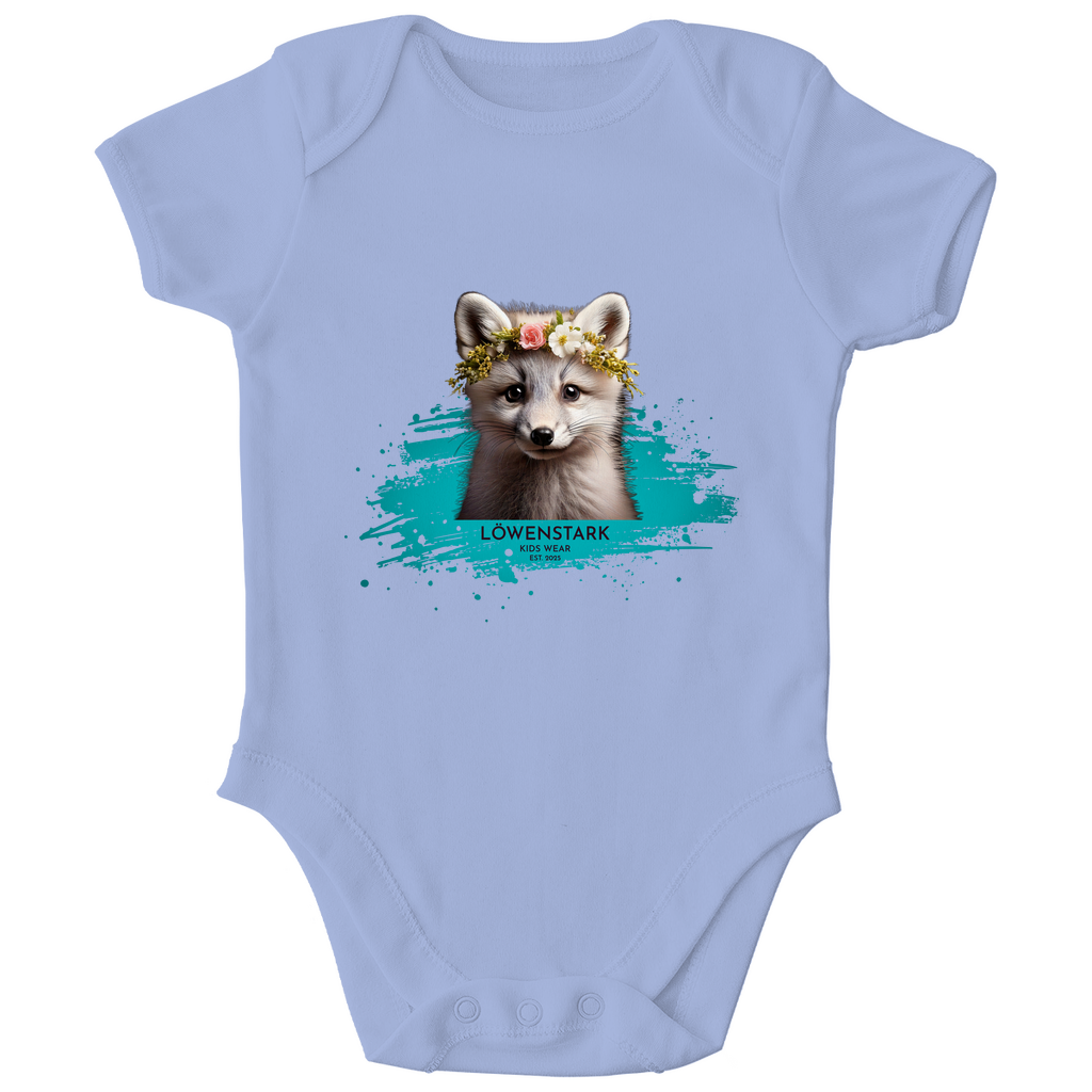 Wild & Wundervoll - Polarfuchs - Baby Body Kurzarm