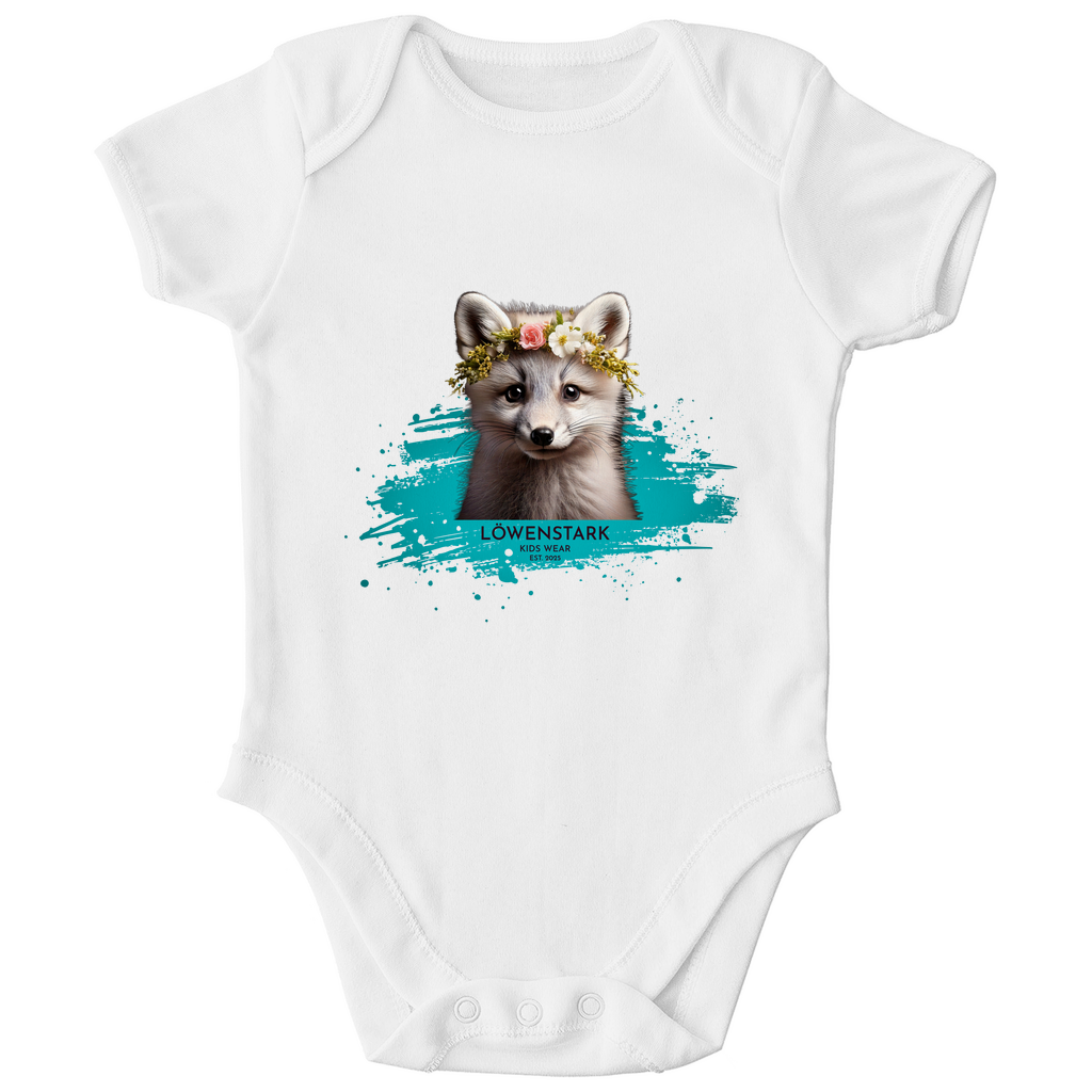 Wild & Wundervoll - Polarfuchs - Baby Body Kurzarm