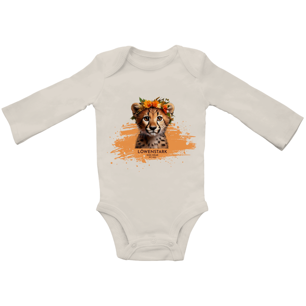 Wild & Wundervoll - Gepard - Baby Body Langarm