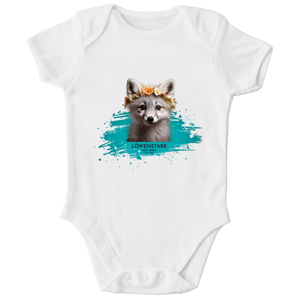 Wild & Wundervoll - Polarfuchs - Baby Body Kurzarm