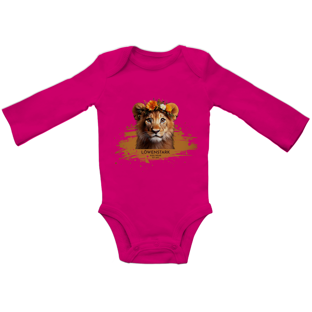 Wild & Wundervoll - Löwe - Baby Body Langarm