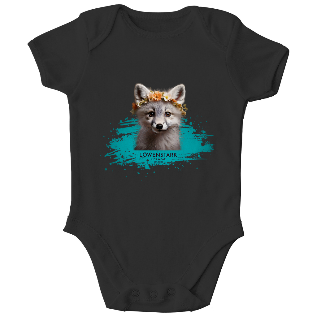Wild & Wundervoll - Polarfuchs - Baby Body Kurzarm
