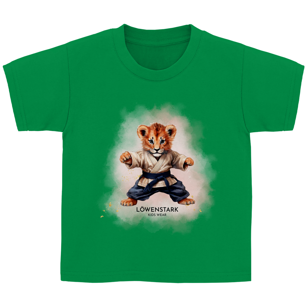 Starke Tatzen - Aikido Löwe - Kids Shirt