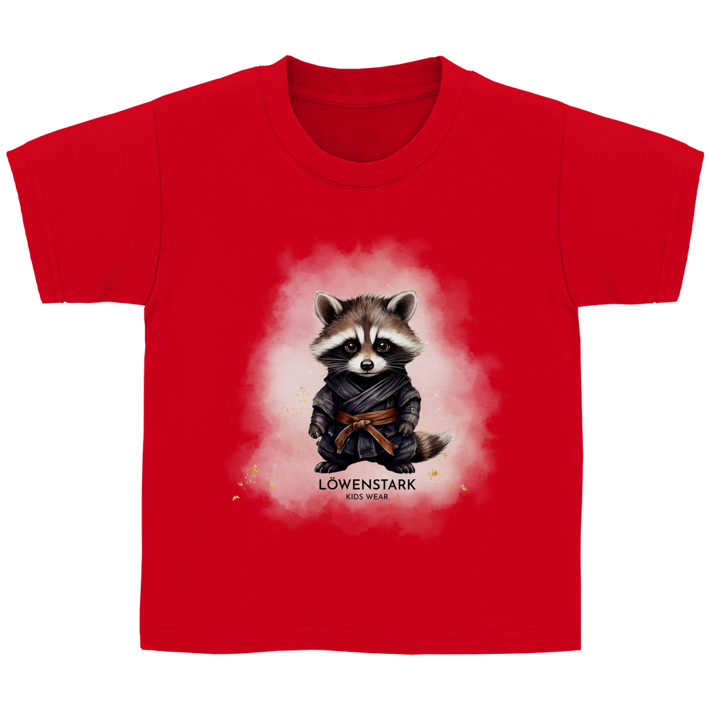 Starke Tatzen - Ninja Waschbär - Kids Shirt