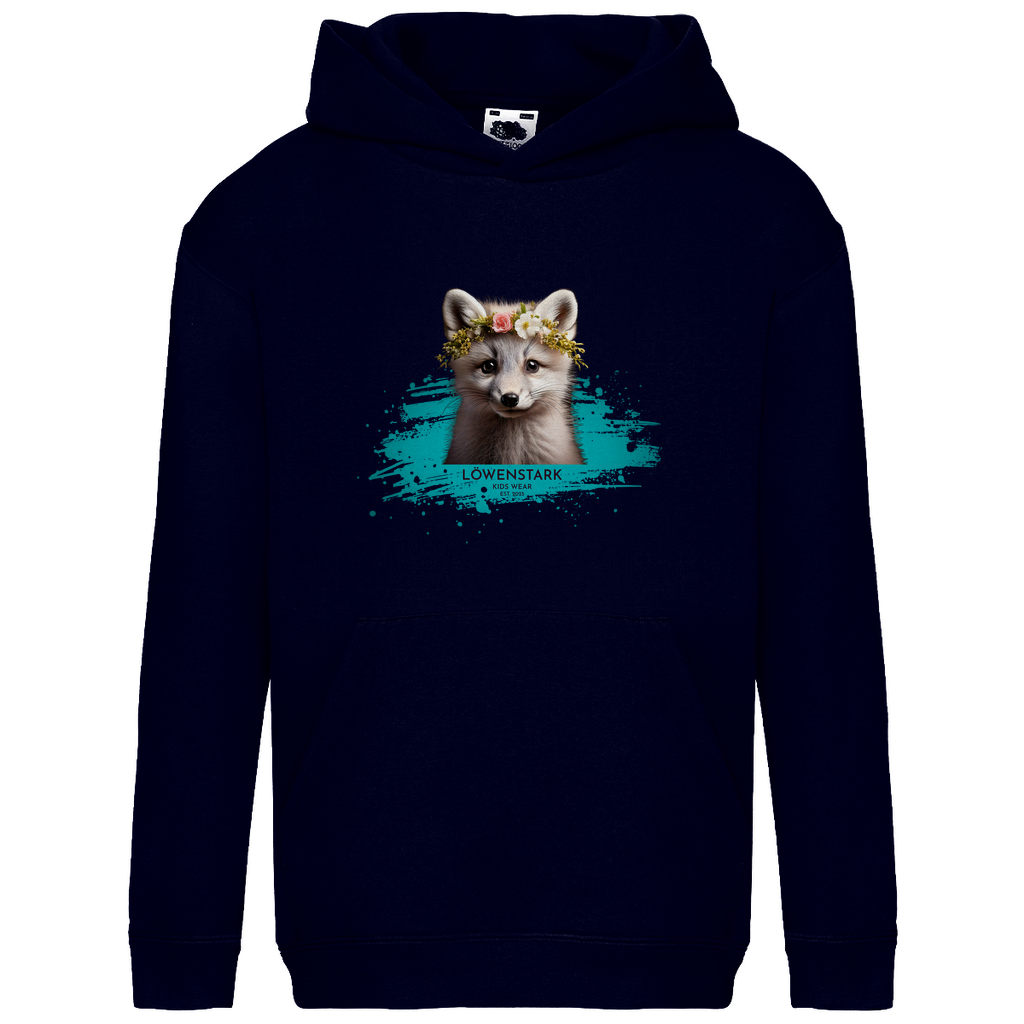 Wild & Wundervoll - Polarfuchs - Kids Hoodie