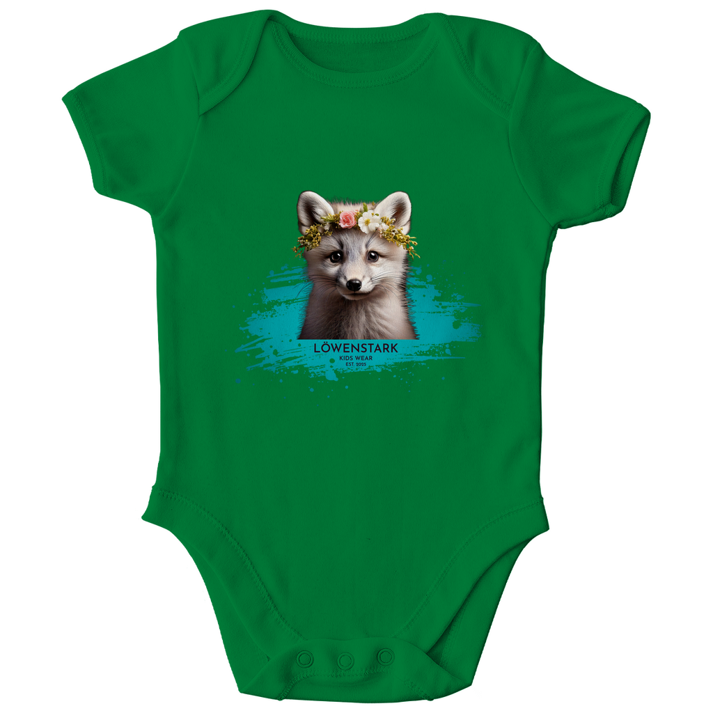 Wild & Wundervoll - Polarfuchs - Baby Body Kurzarm