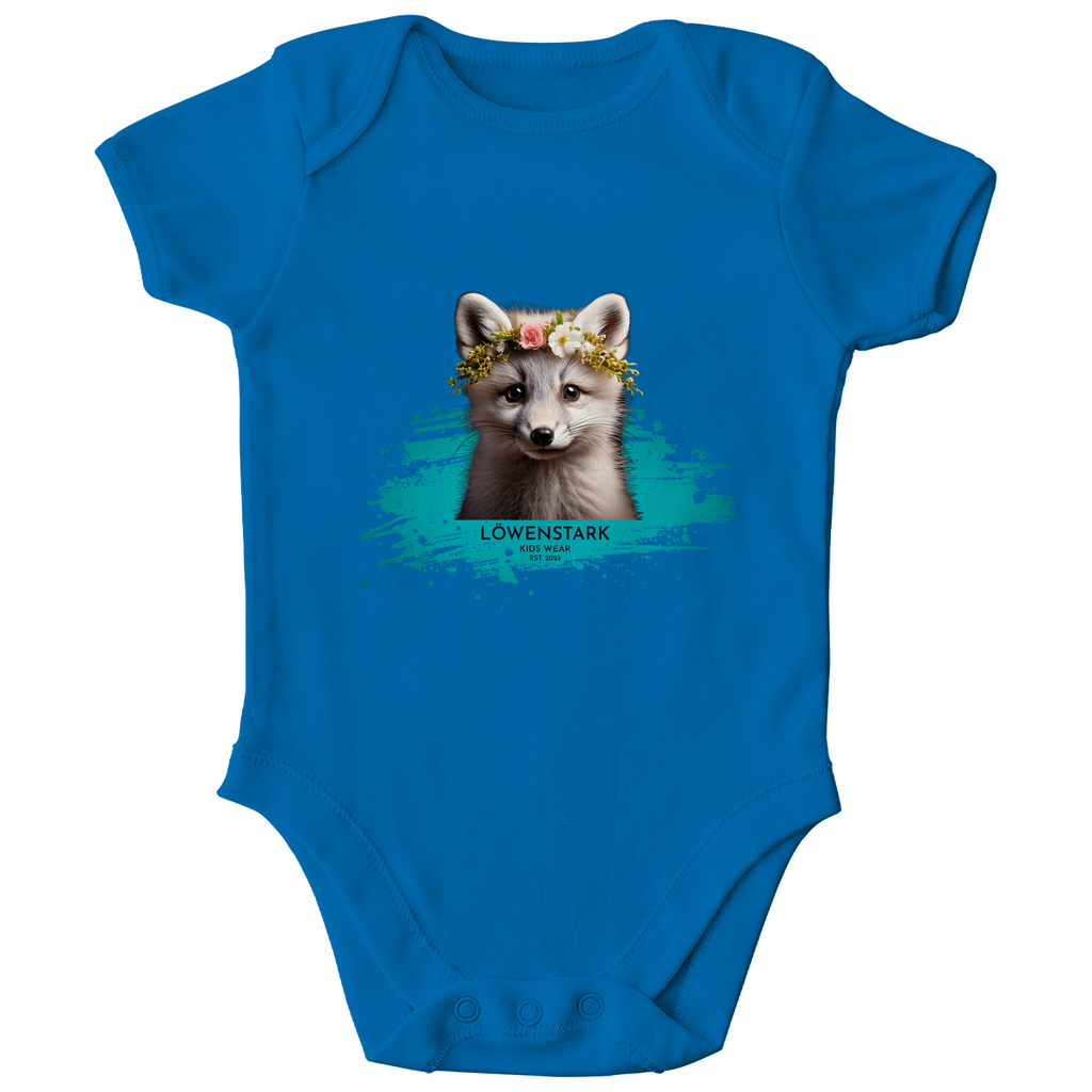 Wild & Wundervoll - Polarfuchs - Baby Body Kurzarm