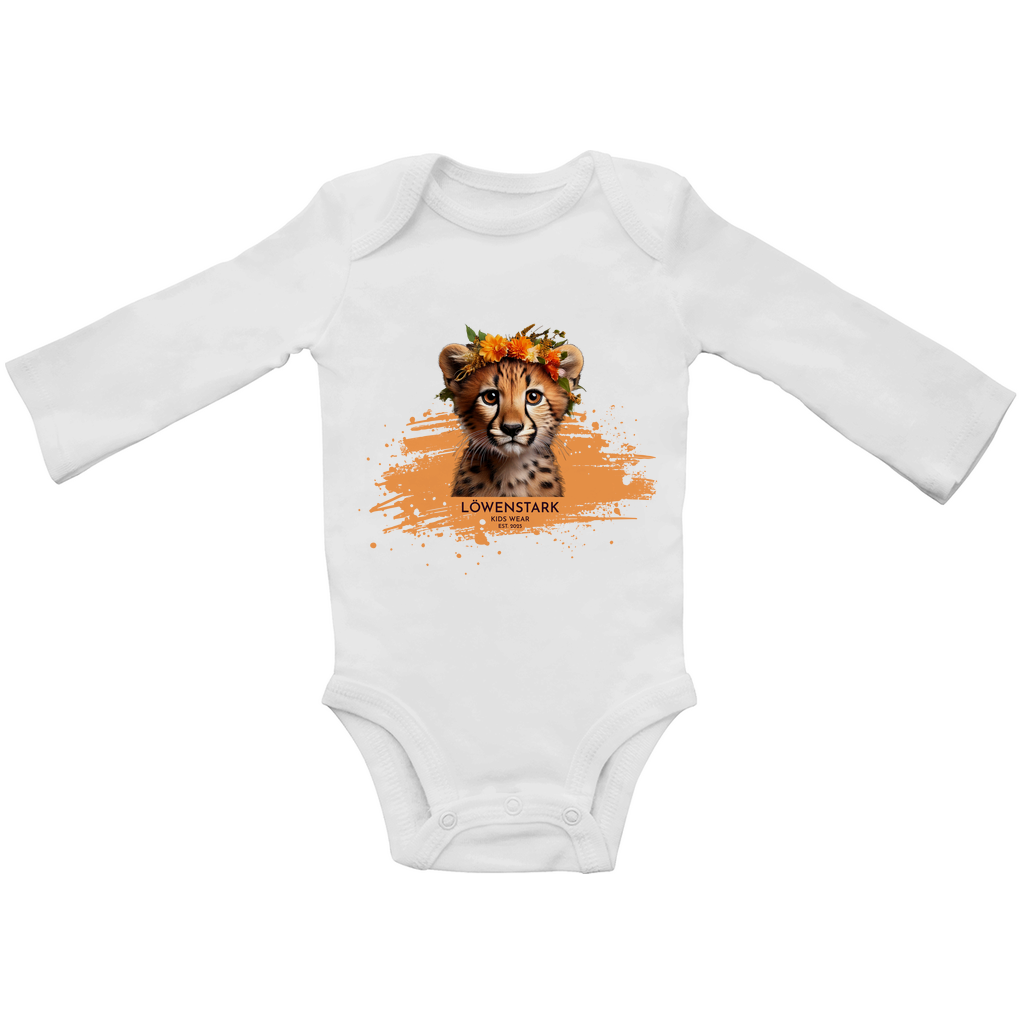 Wild & Wundervoll - Gepard - Baby Body Langarm