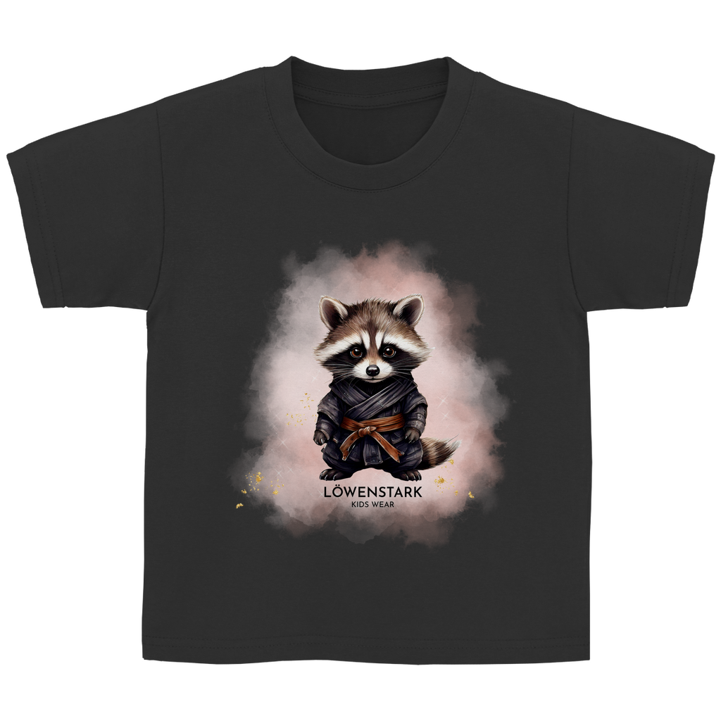 Starke Tatzen - Ninja Waschbär - Kids Shirt