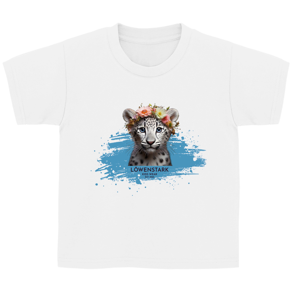 Wild & Wundervoll - Schneeleopard - Kids T-Shirt