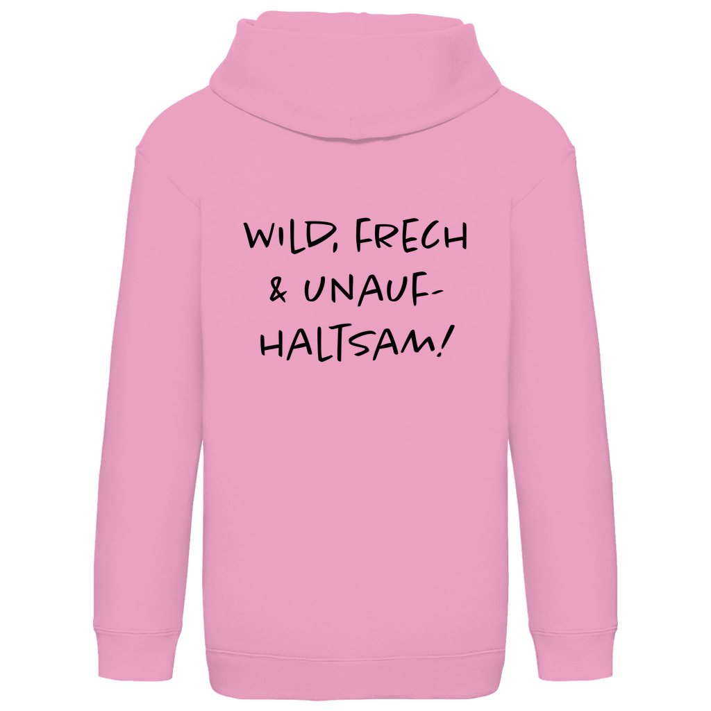 Wild, frech & unaufhaltsam - Kids Hoodie