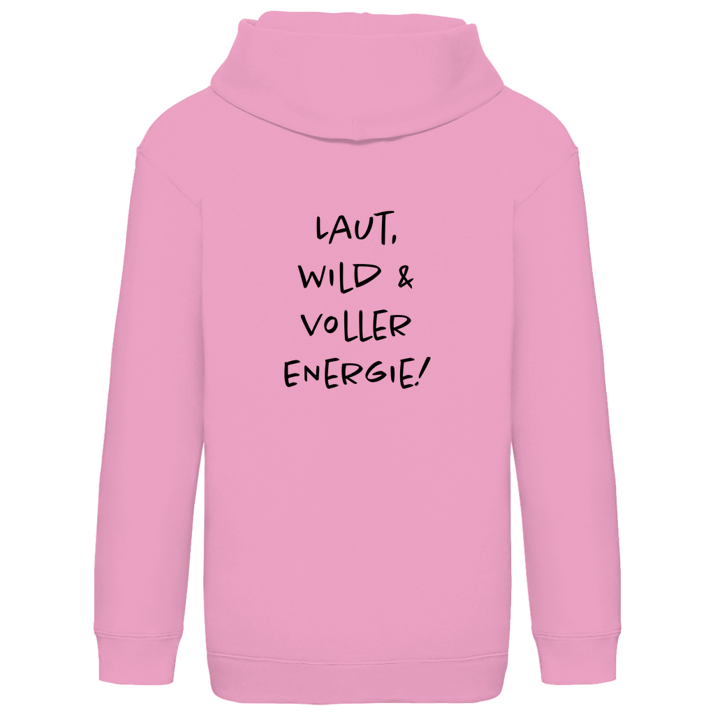 Laut, wild & voller Energy! - Kids Hoodie