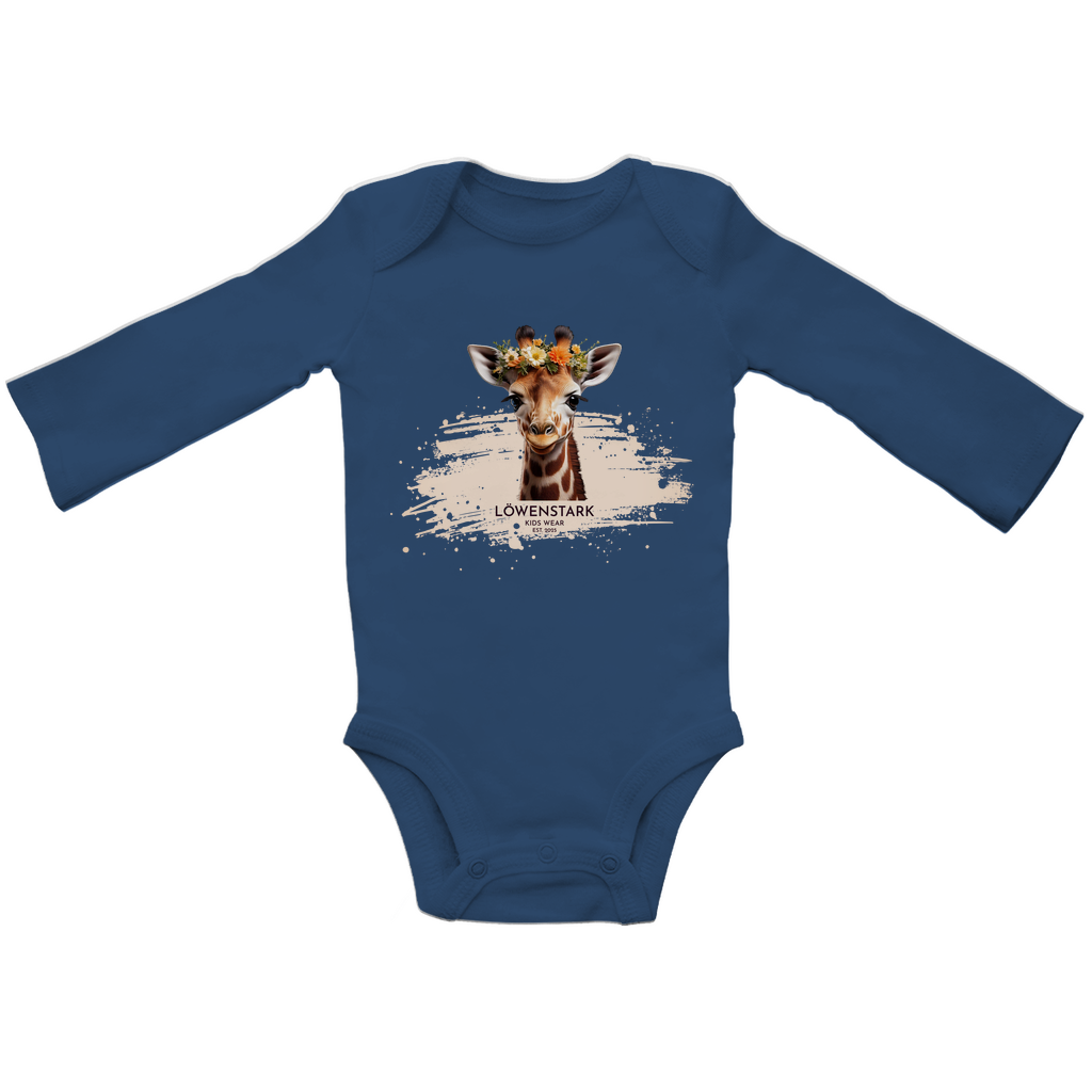 Wild & Wundervoll - Giraffe - Baby Body Langarm