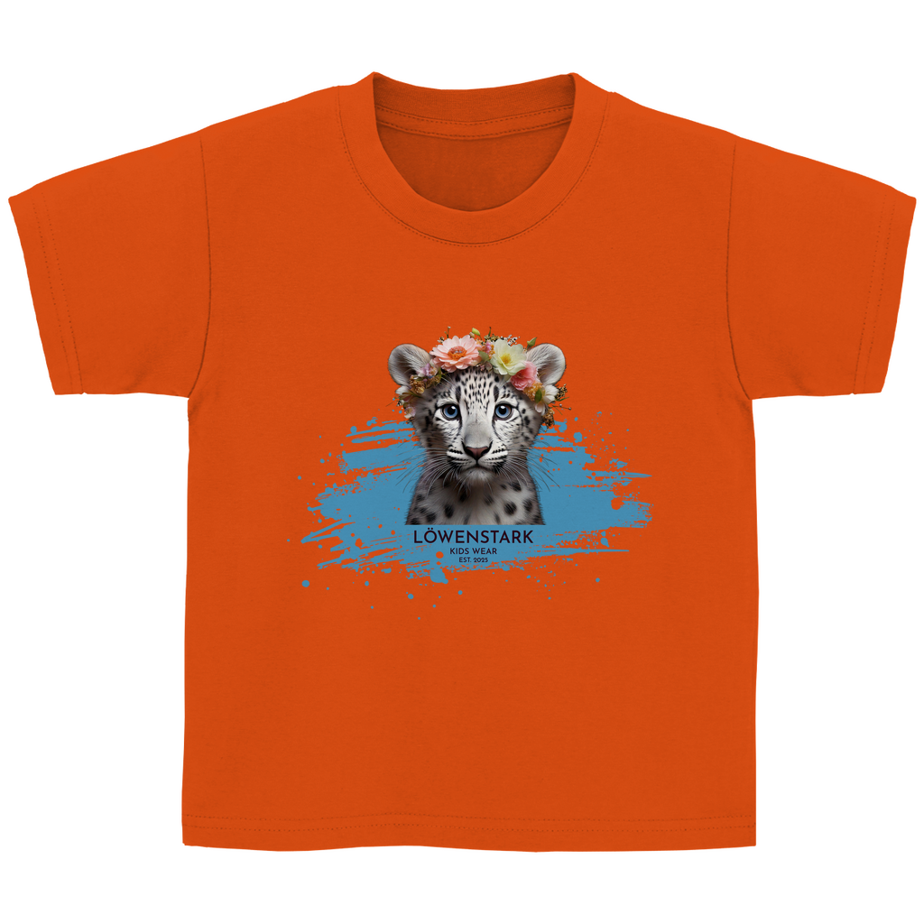 Wild & Wundervoll - Schneeleopard - Kids T-Shirt