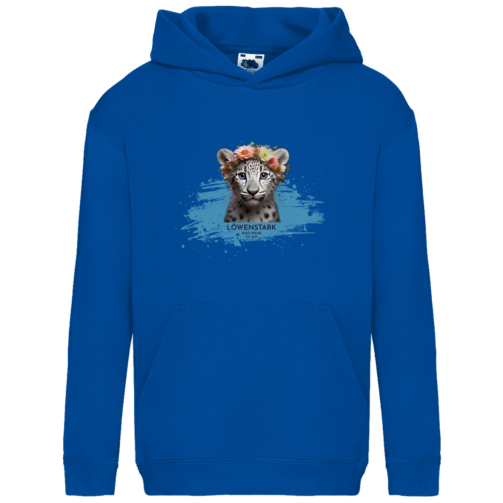 Wild & Wundervoll - Schneeleopard - Kids Hoodie