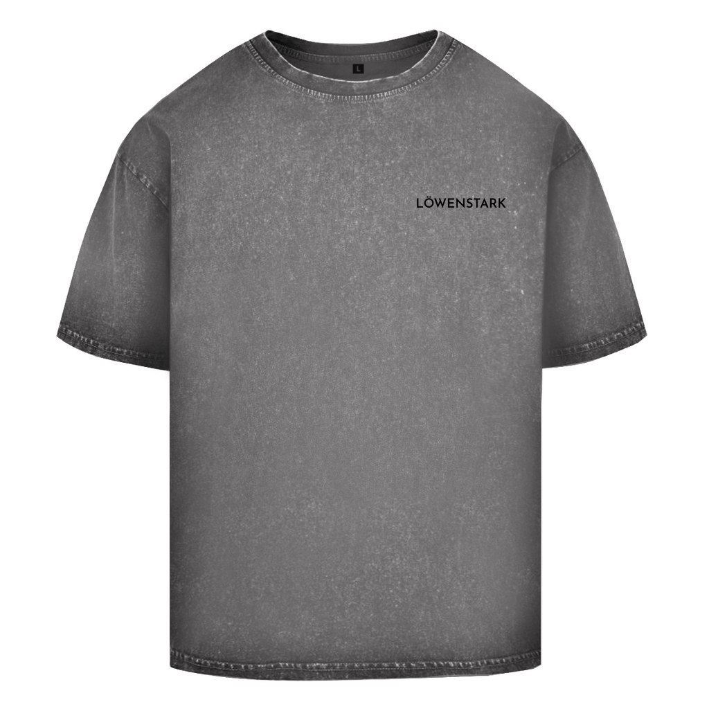 Löwenstark Family - Herren Oversized Washed Shirt