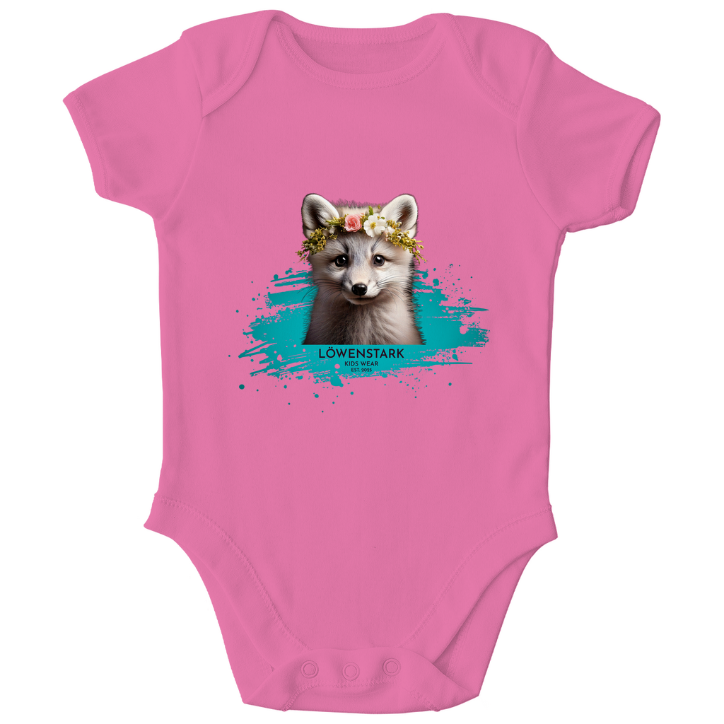 Wild & Wundervoll - Polarfuchs - Baby Body Kurzarm