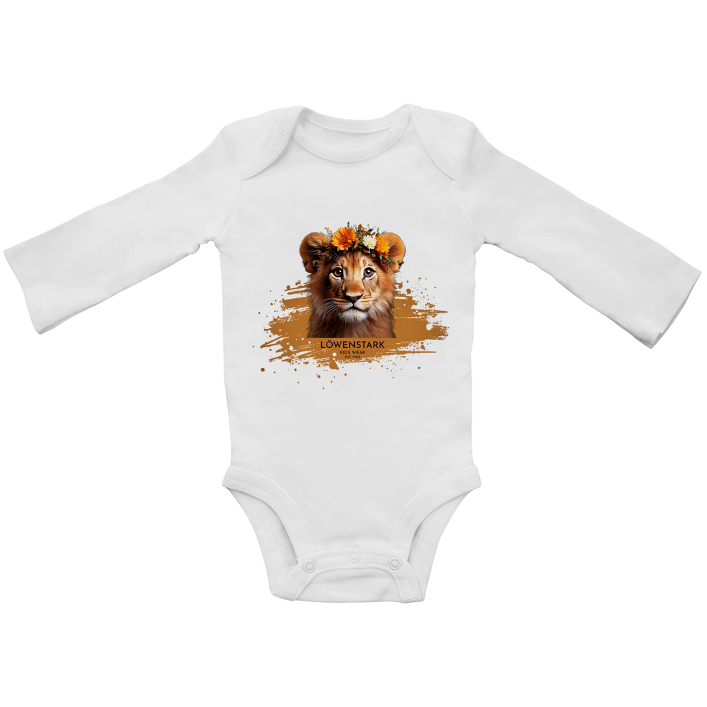 Wild & Wundervoll - Löwe - Baby Body Langarm