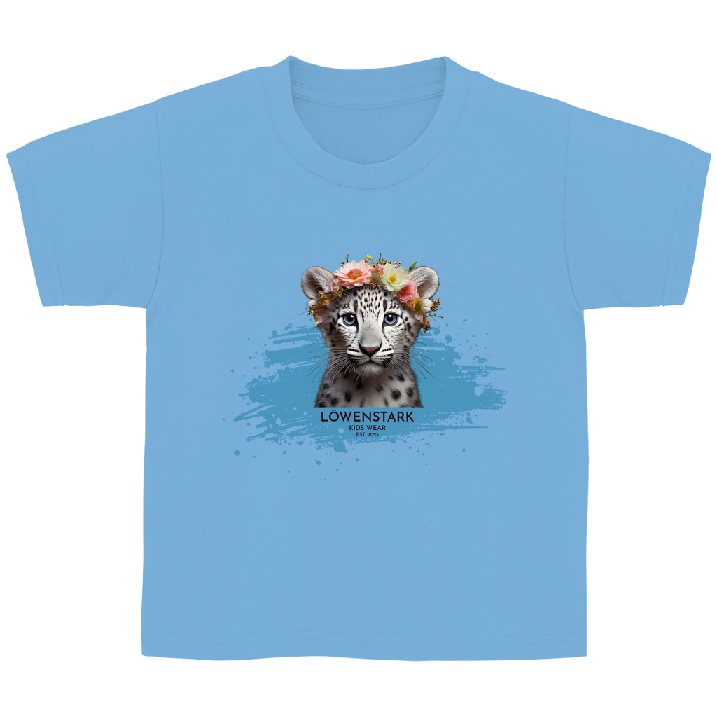 Wild & Wundervoll - Schneeleopard - Kids T-Shirt