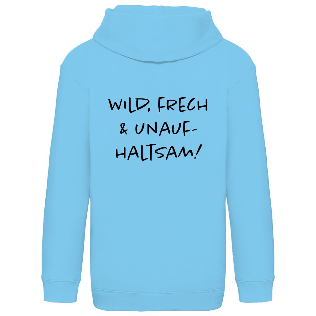 Wild, frech & unaufhaltsam - Kids Hoodie