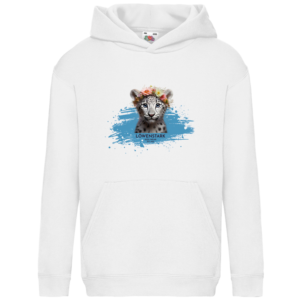 Wild & Wundervoll - Schneeleopard - Kids Hoodie