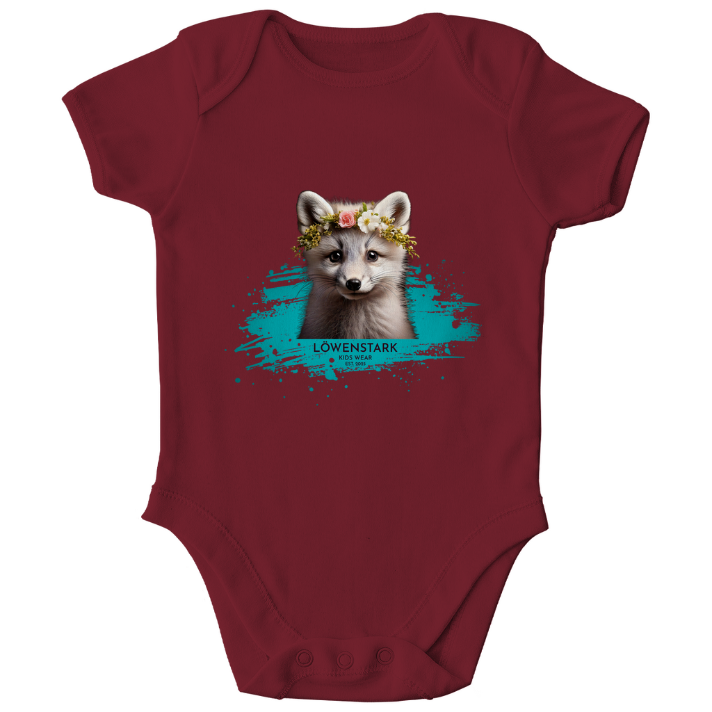 Wild & Wundervoll - Polarfuchs - Baby Body Kurzarm