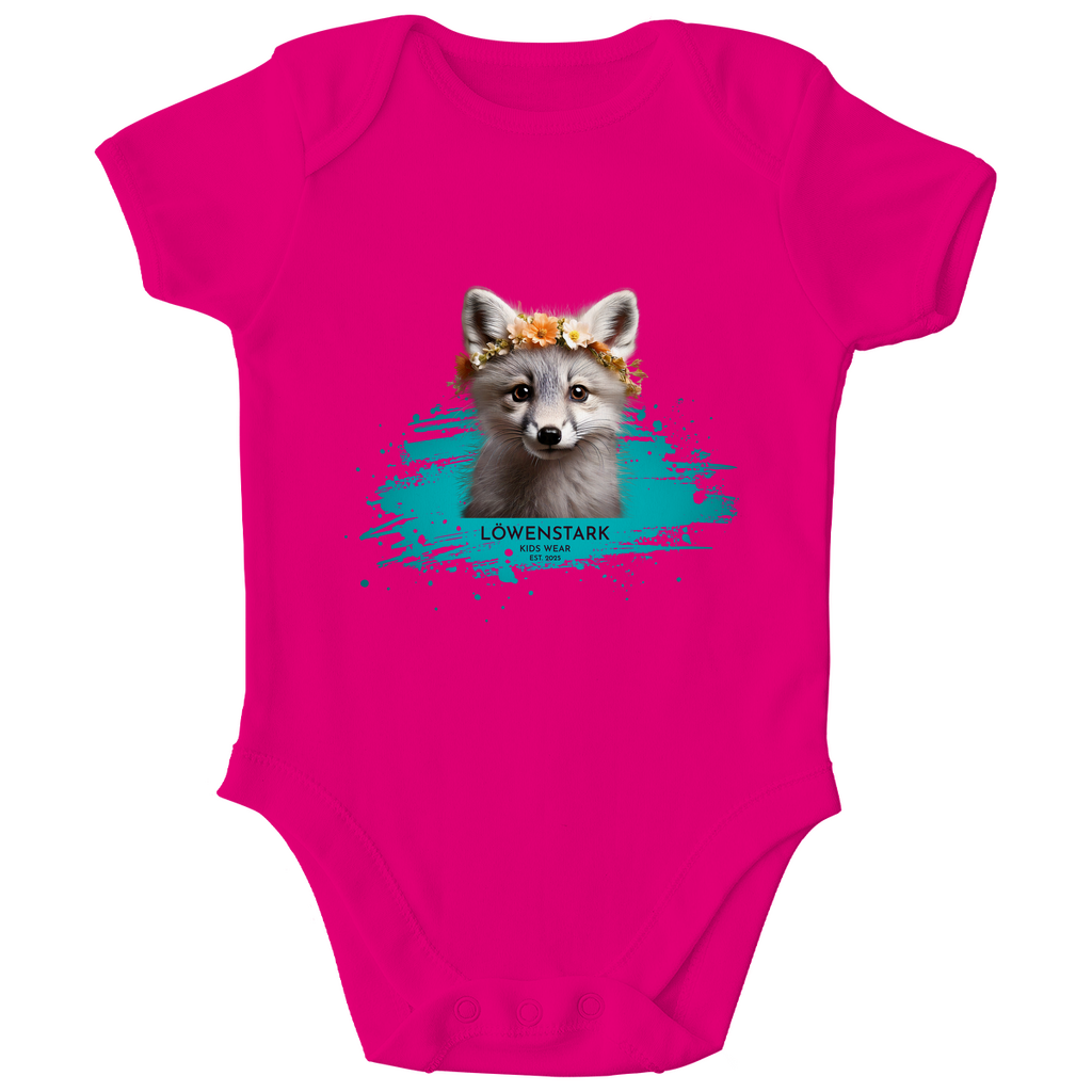 Wild & Wundervoll - Polarfuchs - Baby Body Kurzarm