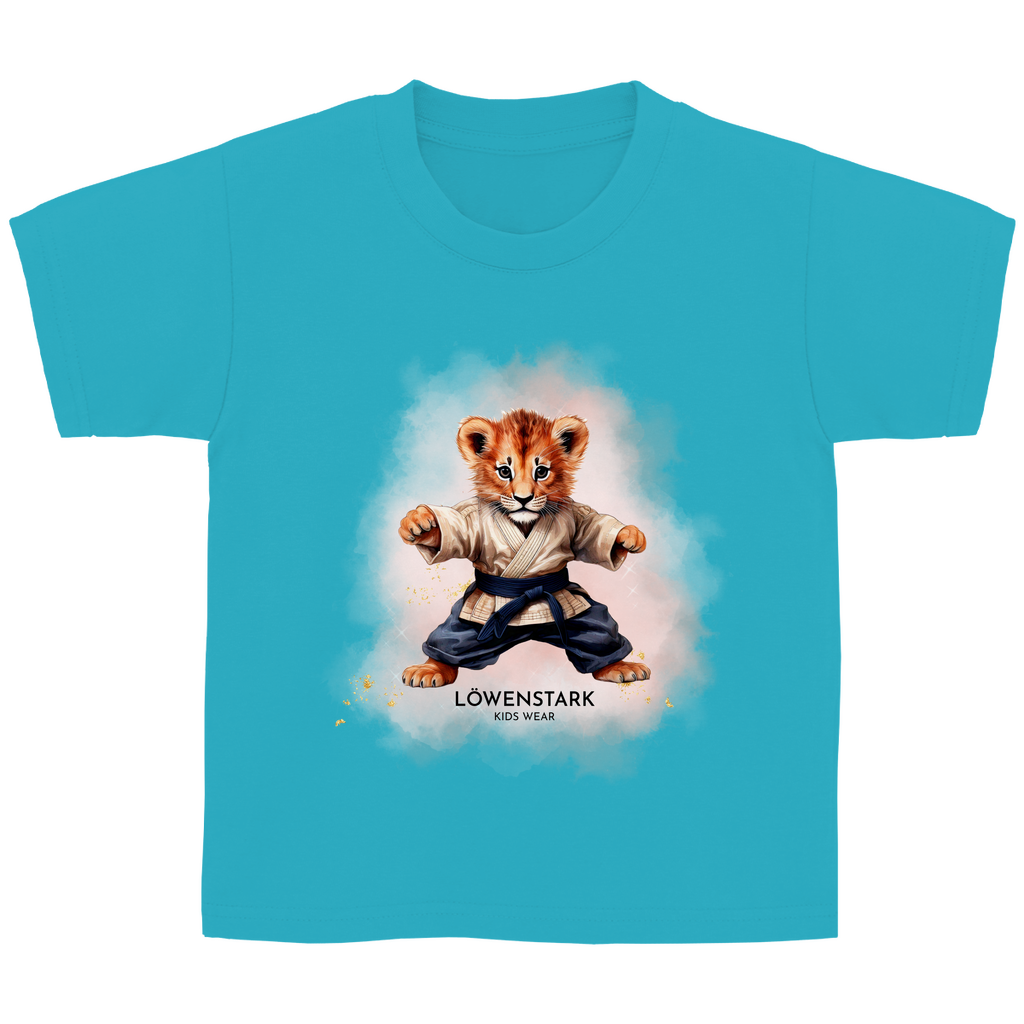Starke Tatzen - Aikido Löwe - Kids Shirt