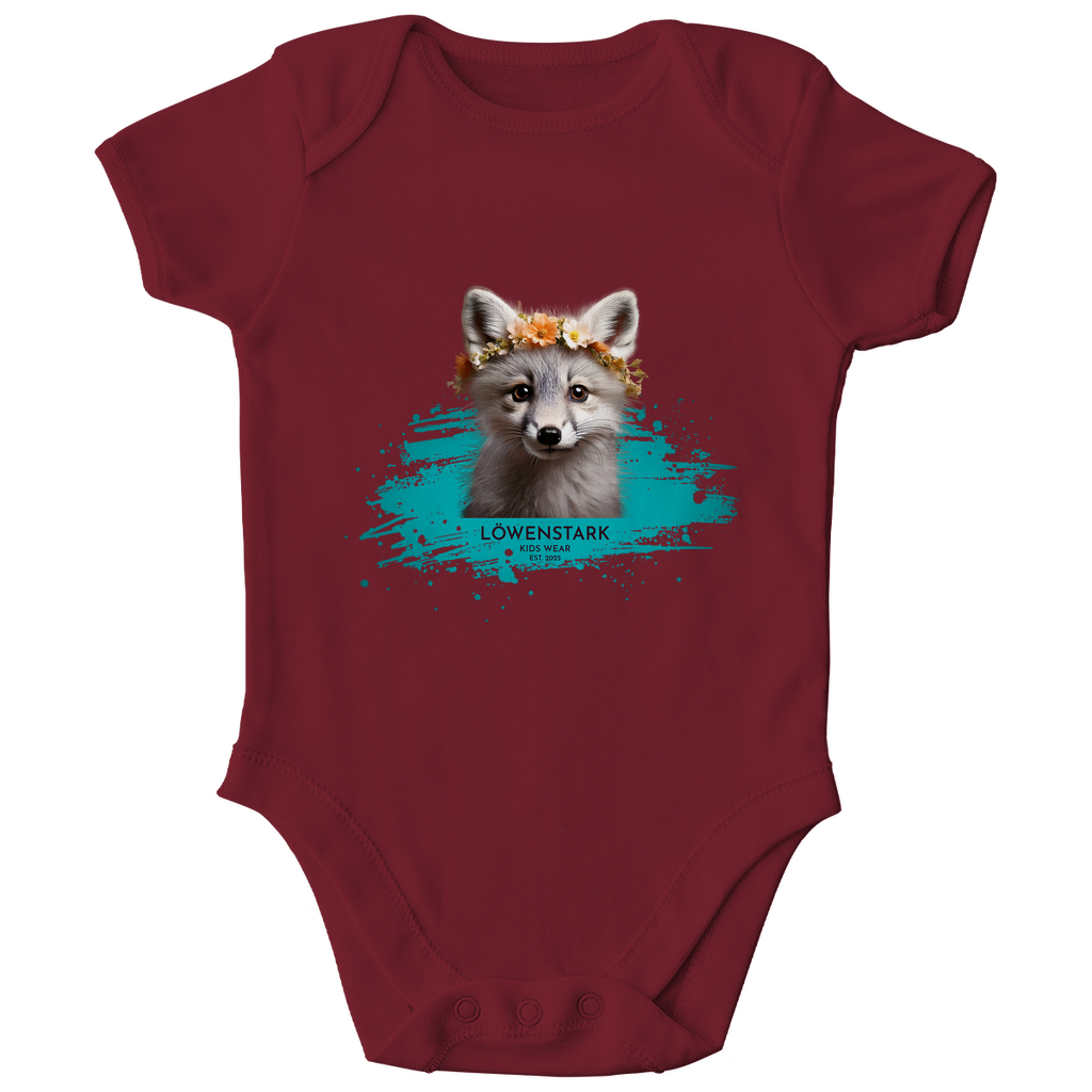 Wild & Wundervoll - Polarfuchs - Baby Body Kurzarm