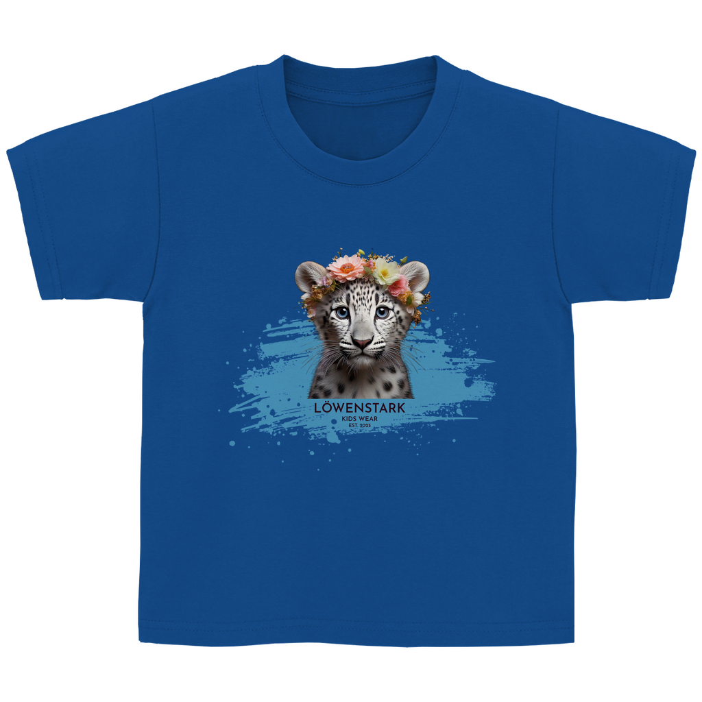 Wild & Wundervoll - Schneeleopard - Kids T-Shirt