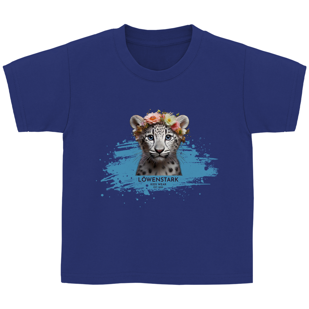 Wild & Wundervoll - Schneeleopard - Kids T-Shirt