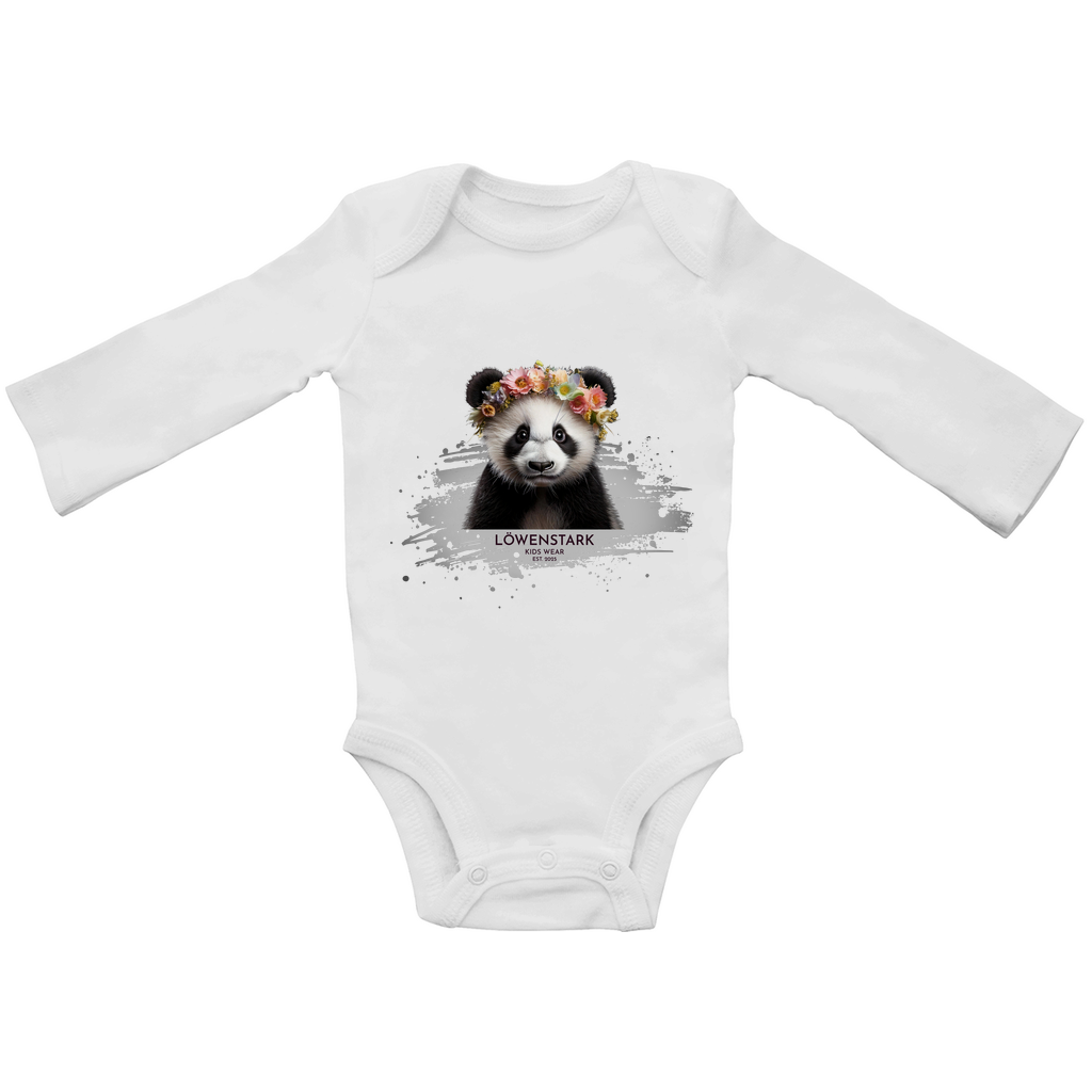 Wild & Wundervoll - Panda - Baby Body Langarm
