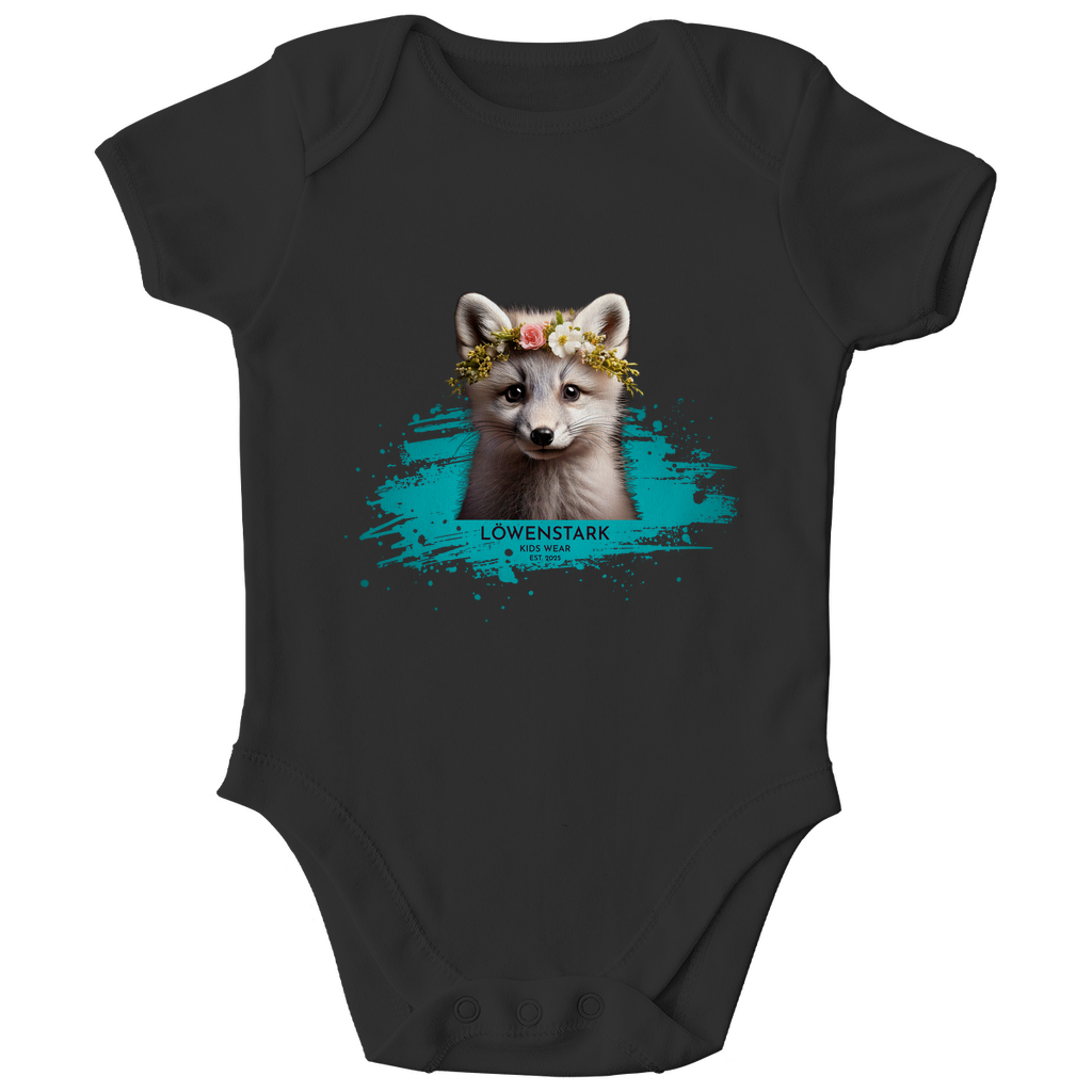Wild & Wundervoll - Polarfuchs - Baby Body Kurzarm