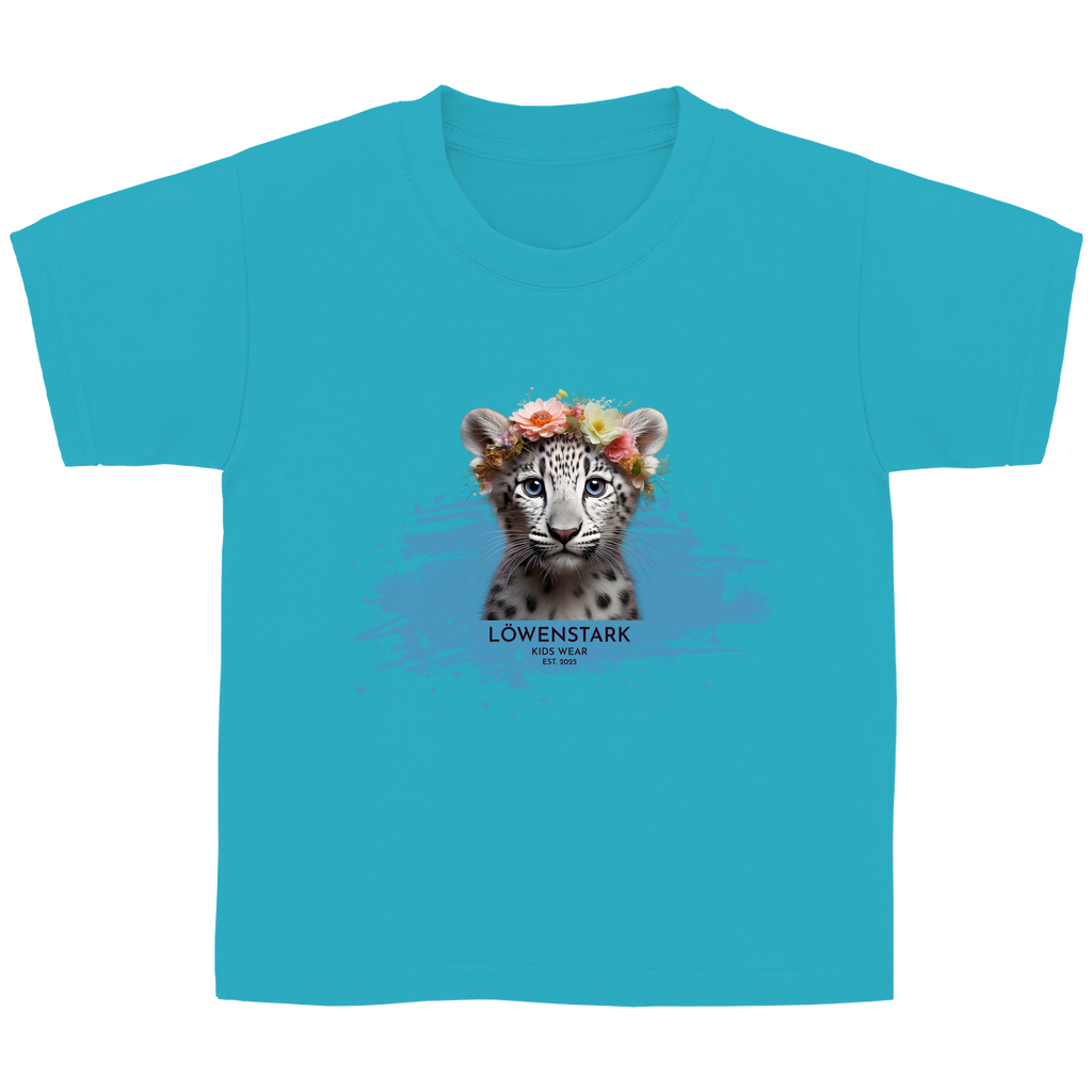 Wild & Wundervoll - Schneeleopard - Kids T-Shirt