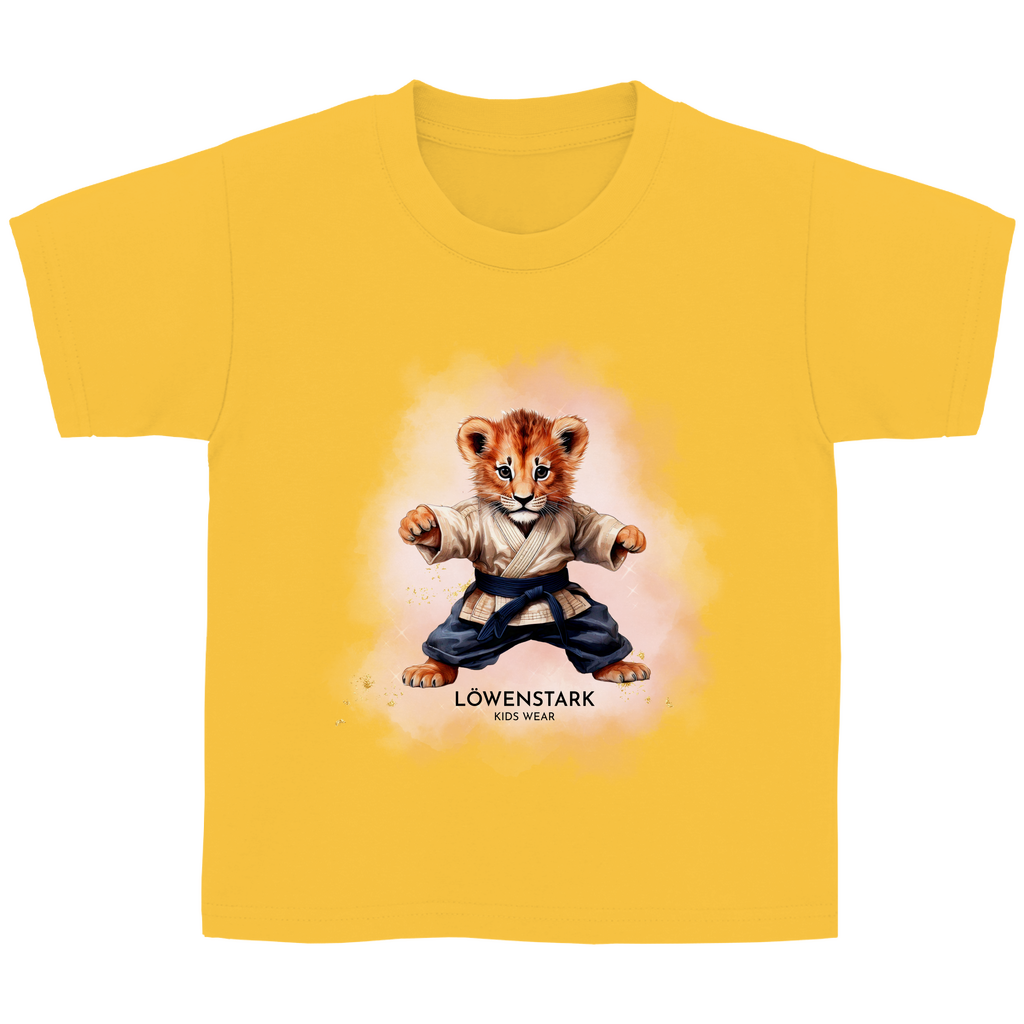Starke Tatzen - Aikido Löwe - Kids Shirt