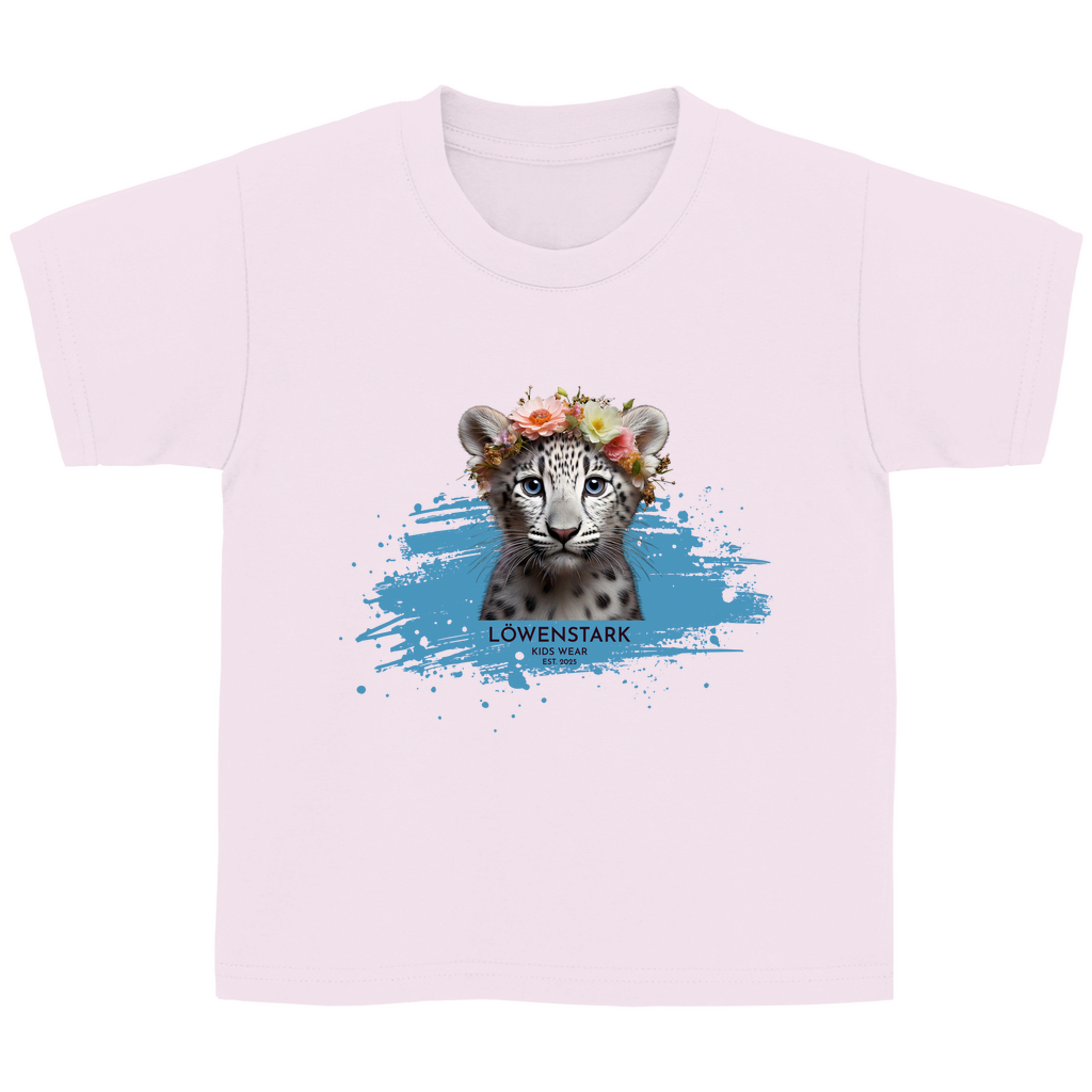 Wild & Wundervoll - Schneeleopard - Kids T-Shirt