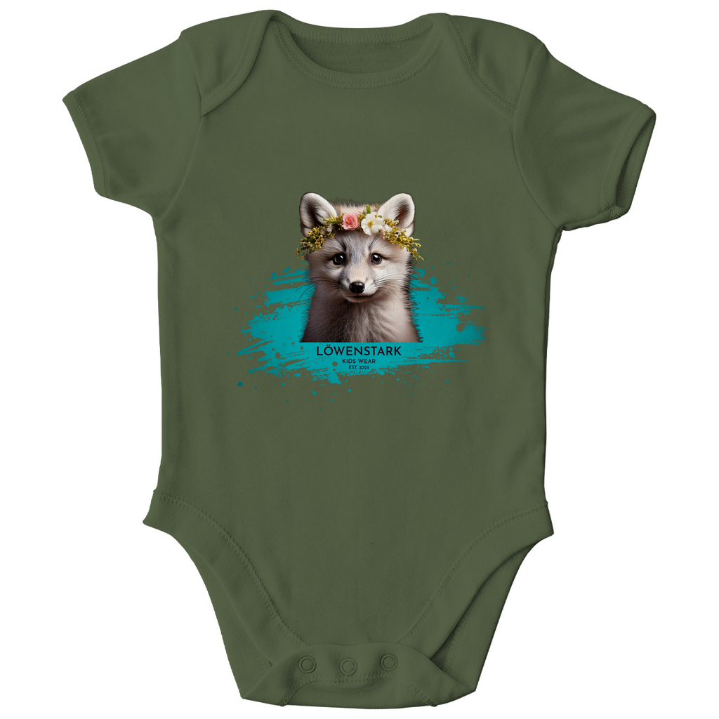 Wild & Wundervoll - Polarfuchs - Baby Body Kurzarm