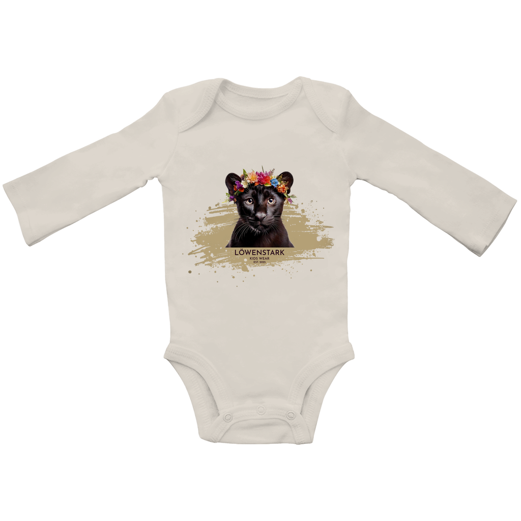 Wild & Wundervoll - Panther - Baby Body Langarm