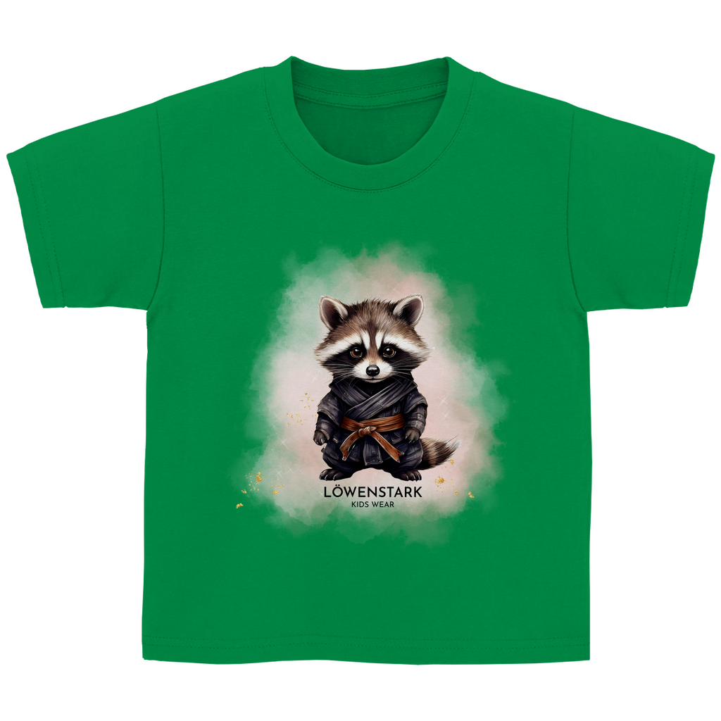 Starke Tatzen - Ninja Waschbär - Kids Shirt