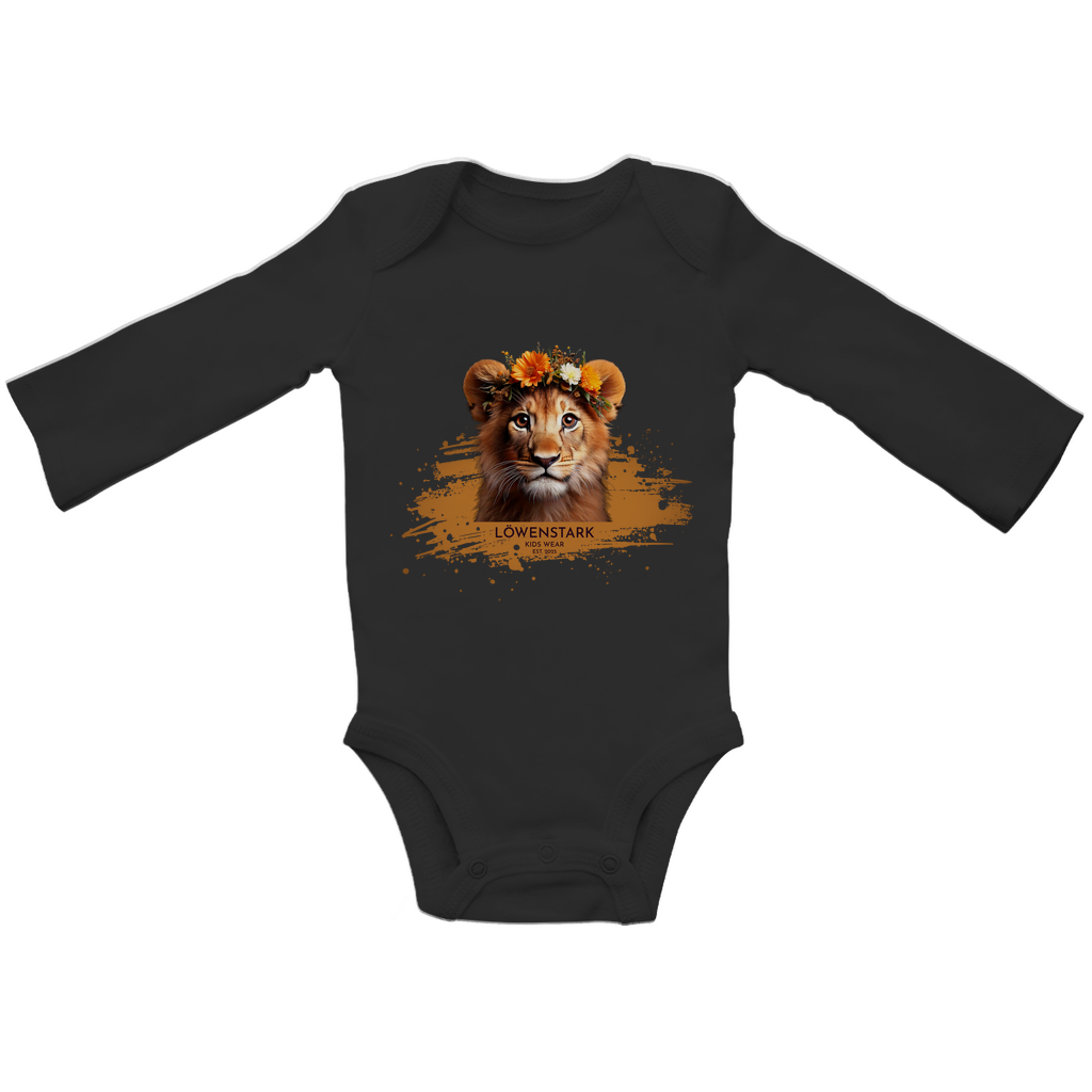 Wild & Wundervoll - Löwe - Baby Body Langarm