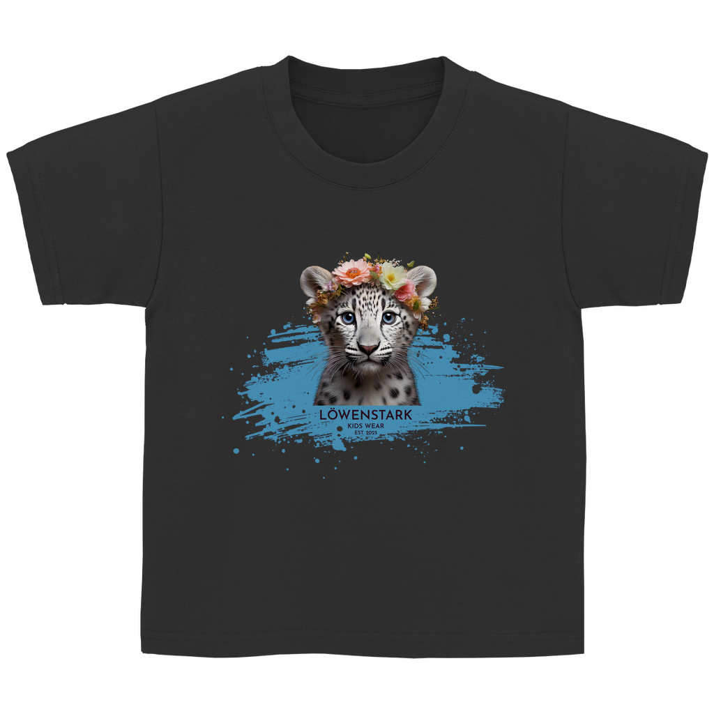 Wild & Wundervoll - Schneeleopard - Kids T-Shirt